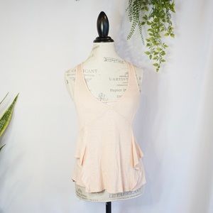 Wild Pearl Peplum Tank Top